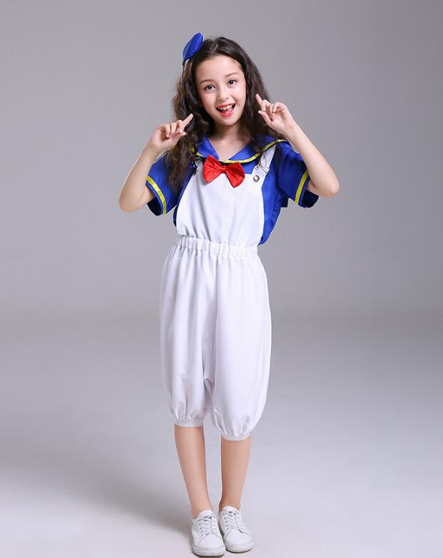 F68164 navy costume for girls